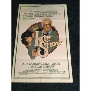 The Late Show 1977 Movie Lobby Theatre Poster Canada